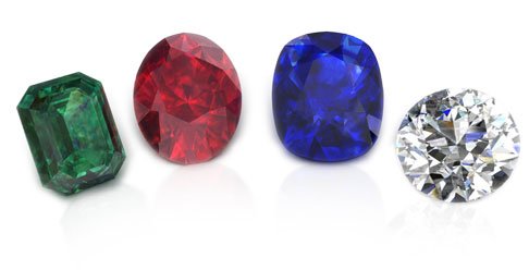 了解四大宝石：钻石、红宝石、蓝宝石和祖母绿
